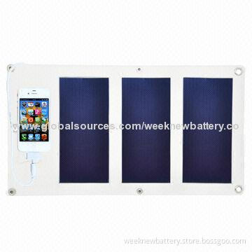 Solar Portable Charger, 3W Charge Mobile Phones Like iPhone/Samsung, Other Digital Devices